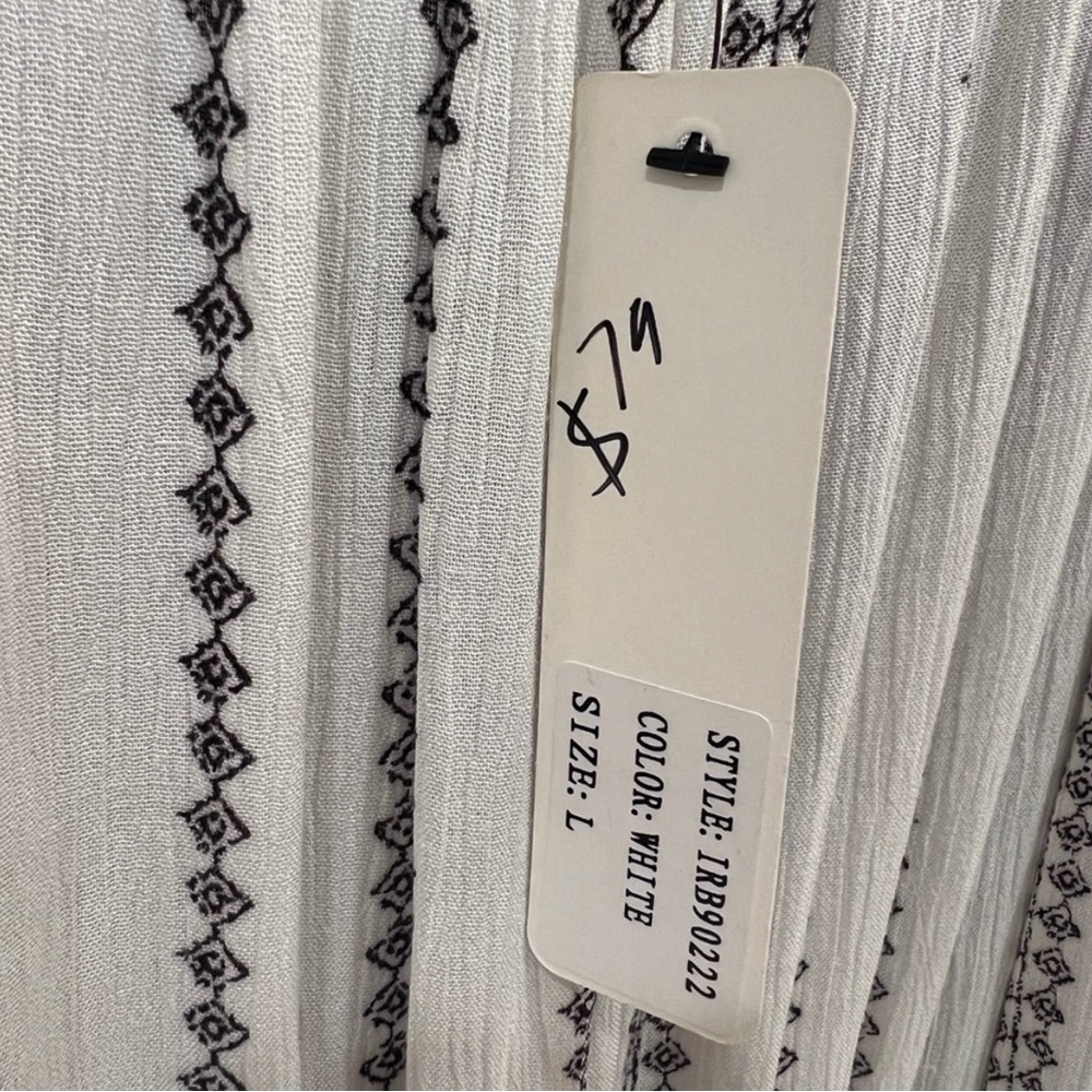INA Romper White and Black
Women's Size L NWT - Picture 6 of 9